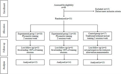 Effects of different plyometric training frequencies on physical performance in youth male volleyball players: a randomized trial